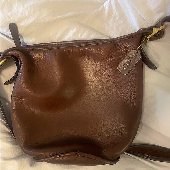 COPY - Vintage Coach Purse Chocolate brown - Picture 2 of 4
